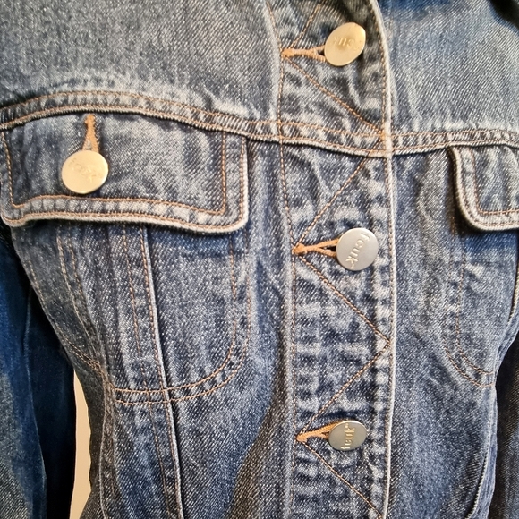 Fcuk Fitted Denim Jacket - Picture 3 of 7